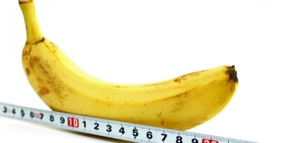 μέτρηση μπανάνας με τη μορφή πέους και τρόποι αύξησης της